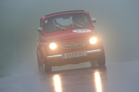 Steyr Puch 650 T (1965) - am Start in der Tourenwagenklasse - Gaisbergrennen 2013 - Berglauf auf den Gaisberg am Freitag (1965)