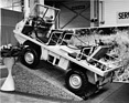 Steyr-Puch Haflinger 700 AP (1968) - gezeigt auf der Steilrampe - Genfer Autosalon 1968