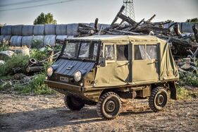 Steyr-Puch Haflinger 700 AP Prototyp (1959) – angeboten als Lot Nr. 34 bei der Artcurial-Versteigerung in Paris am 7. und 8. Februar 2025