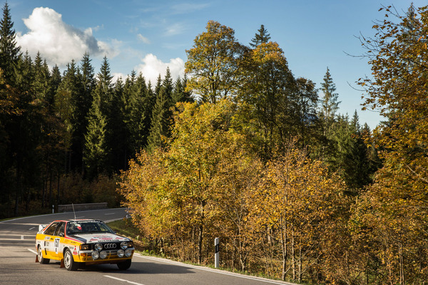 Stig Blomquist genoss die herbstliche Farbenpracht, ...