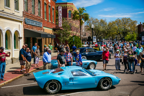 Stimmung bei der Ausfahrt am Freitag - Amelia Island Conours d'Elégance 2017