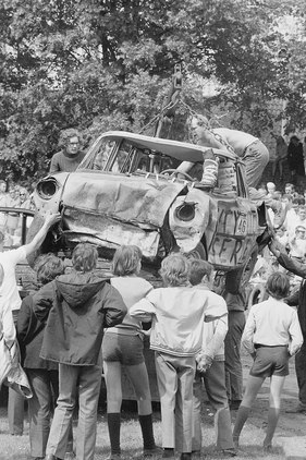 Stock Car Rennen in Bonn anfangs 70er Jahre