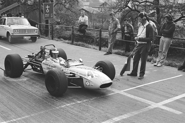 Storrer Gerald auf Tecno 998 ccm - am damaligen Kerenzerberg Revival