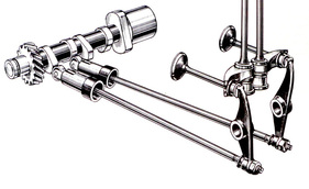 Stosstangenantrieb beim Panhard 2-Zylinder Boxer