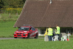 Streckensicherung - Oldtimerclassic Hittnau 2014