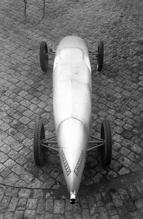 Stromliniensudie (1935) - Aufsicht der Stromlinienstudie von Koenig-Fachsenfeld