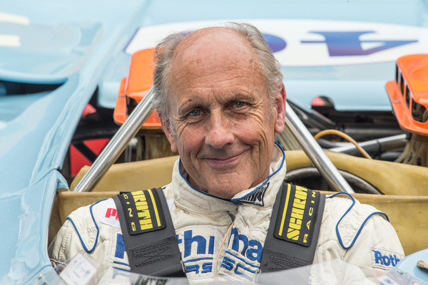 Image: Stuck satisfied - who wouldn't be if you were allowed to drive a Porsche 908/3