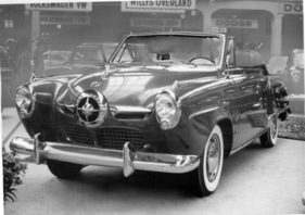Studebaker Champion Convertible (1950) - mit Raketendesign - Genfer Autosalon 1950