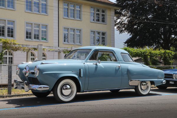 Image: Studebaker Champion Starlight Coupé (1950) - this design simply has to catch the eye - Oldtimer in Obwalden (O-iO) 2023