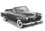 Studebaker Commander (1950) - als Convertible, formlich fast gleich die der Champion (© Archiv Automobil Revue) Studebaker Commander (1950) - als Convertible, formlich fast gleich die der Champion (© Archiv Automobil Revue)