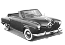 Studebaker Commander (1950) - als Convertible, formlich fast gleich die der Champion