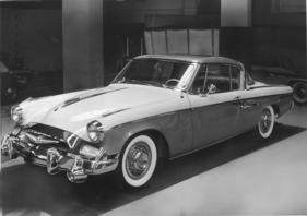 Studebaker President Speedster (1955) - mit 191-PS-Motor, Servolenkung, Servobremse, Lederpolsterung, etc. - Genfer Automobilsalon 1955