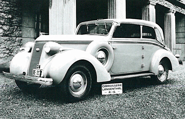 Bild: Studebaker von 1937 mit Aufbau von Carrosserie Langenthal