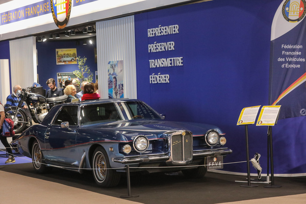 Stutz Blackhawk (1974) – 7500 cm3, 425 PS, 2,4 Tonnen schwer – Rétromobile Paris 2025