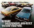 Subaru 1600 (1978) - umfangreiche Palette für die USA