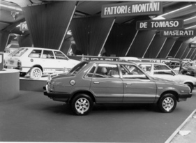 Subaru 1600 (1980) - neu eingekleidet im Herbst 1979, jetzt auch als viertürige Limousine - Genfer Autosalon 1980