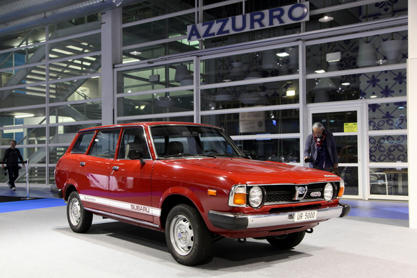 Image: Subaru 1600 4WD (1979) - on the Emil Frey new car stand - the start of Subaru's success in Switzerland - Auto Zürich 2019