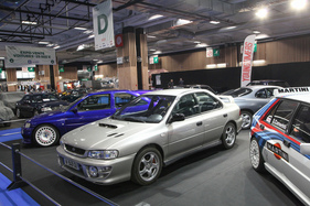 Subaru Impreza (1998) - in der Youngtimer-Rallye-Evo-Sonderschau - Rétromobile Paris 2022