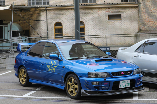 Subaru Impreza STI (1998) - in klassischem Blau-Metallic - Japanese Car Meeting Kemptthal 2025