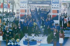 Der Doppelsieg bei der Rallye Catalunya-Costa Brava 1996 macht den zweiten Konstrukteurs-Titel perfekt.