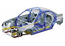 Subaru Impreza WRX STi (2004) - auf Sicherheit ausgelegte Karosserie