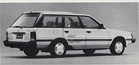 Subaru Leone 1.3-Liter - 65 PS (DIN) 1 Registervergaser (1986)