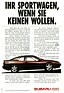 Subaru SVX (1992) - Werbung in der Schweiz