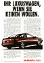 Subaru SVX (1992) - in der Werbung in der Schweiz