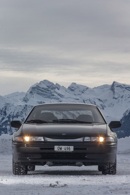 Subaru SVX (1992) - vergleichsweise kompakte Querschnittsfläche für einen geringen Luftwiderstand