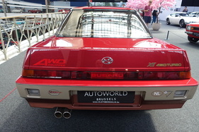 Subaru XT 4WD Turbo K6 (1992) – Heckansicht – Sonderausstellung "Big in Japan" in der Autoworld Brüssel