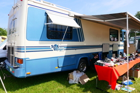 Sun Voyager by Gulfstream Wohnmobil, 5,8 Liter Perkins Diesel, angeboten für € 37’000.- – Bockhorner Oldtimermarkt 2025