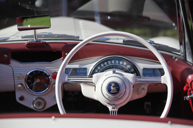 Sunbeam Alpine (1953) - schönes Lenkrad - 40. Oldtimer-Meeting Baden-Baden 2016