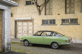 Sunbeam Alpine GT (1970) – Der British-Leyland-Aufkleber hinter dem Vorderrad ist natürlich Unfug. Sunbeam gehörte zur Rootes-Gruppe und damit später zu Chrysler