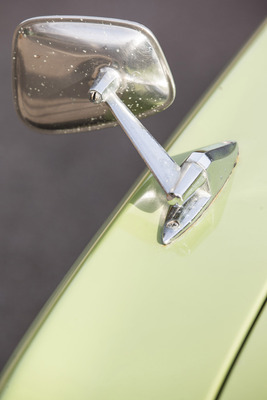 Sunbeam Alpine GT (1970) – Fast schon japanisch: Die Rückspiegel sitzten ungewöhnlich weit vorn auf den Kotflügeln