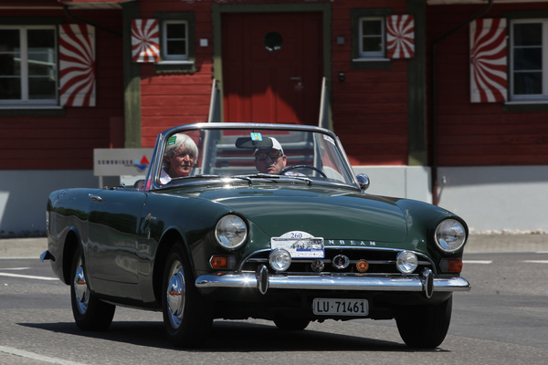 Sunbeam Alpine Series IV (1965) - bei den Passagierfahrten - Oldtimer in Obwalden (O-iO) 2019