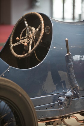 Sunbeam Manitou (1920) - Rekordwagen in Blau - an der Rétromobile Paris 2014