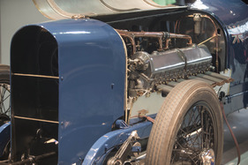 Sunbeam Manitou (1920) - Rekordwagen in Blau - an der Rétromobile Paris 2014