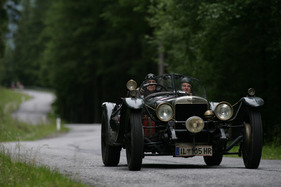 Sunbeam Super Sports (1930) - an der Ennstal-Classic 2012 - Orange Prolog