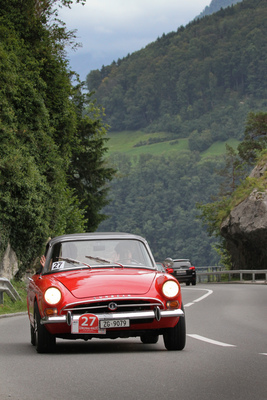 Sunbeam Tiger Mk1 (1964) - an der OCC Jungfrau Rallye 2020