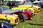 Super Seven mit und ohne Lotus-Zeichen - British Car Meeting 2015 in Mollis