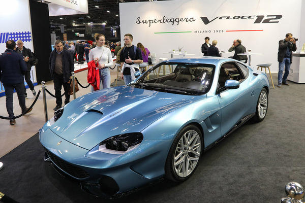 Superleggera Veloce 12 (2024) – Touring baut nun auch neue Autos, modifiziert auf Basis des Ferrari 550 (Restomod) – Rétromobile Paris 2025