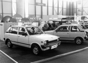 Suzuki Alto (1982) - am Genfer Automobilsalon von 1982 - ab Sommer auch mit Zweistufenautomat lieferbar