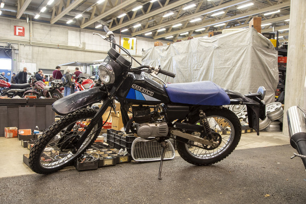 Suzuki TS 50 ER (1981) – bereit für den Waldweg – Swiss RetroMecanika 2023