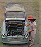 Suzulight SL Light Van (1961) - Blick unter die Motorhaube