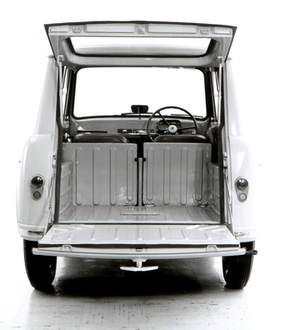 Suzulight SL Light Van (1962) - Zweigeteilte Heckklappe