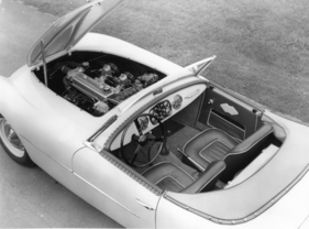 Bild Swallow Doretti (1954) - Blick auf Interieur und Motor