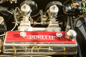 Swallow Doretti (1954) – Der verrippte Ventildeckel stammt aus dem TR2-Zubehörprogramm und konnte auch mit Triumph-Schriftzug bestellt werden