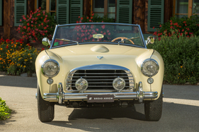 Swallow Doretti (1954) – Die Front passt zum italophonen Namen und liegt stilistisch irgendwo zwischen Ferrari 166 Barchetta und Siata Daina Swallow Doretti (1954) – Die Front passt zum italophonen Namen und liegt stilistisch irgendwo zwischen Ferrari 166 Barchetta und Siata Daina