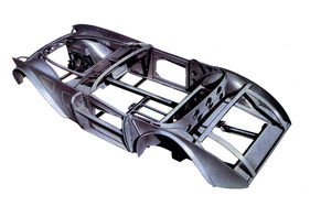 Bild Swallow Doretti (1954) - Karosseriestruktur