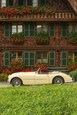 Swallow Doretti (1954) – Wirkt gestreckter als ein Austin-Healey 100, tatsächlich ist der Radstand aber 55 mm kürzer